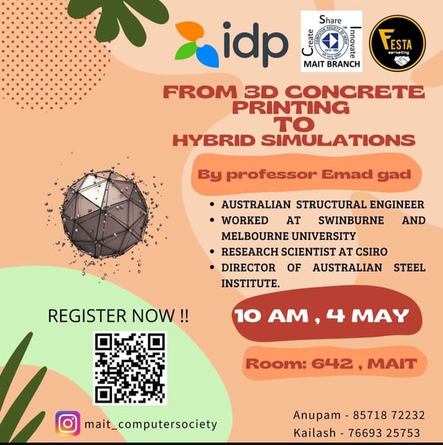 3D Concrete Printing to Hybrid Simulations