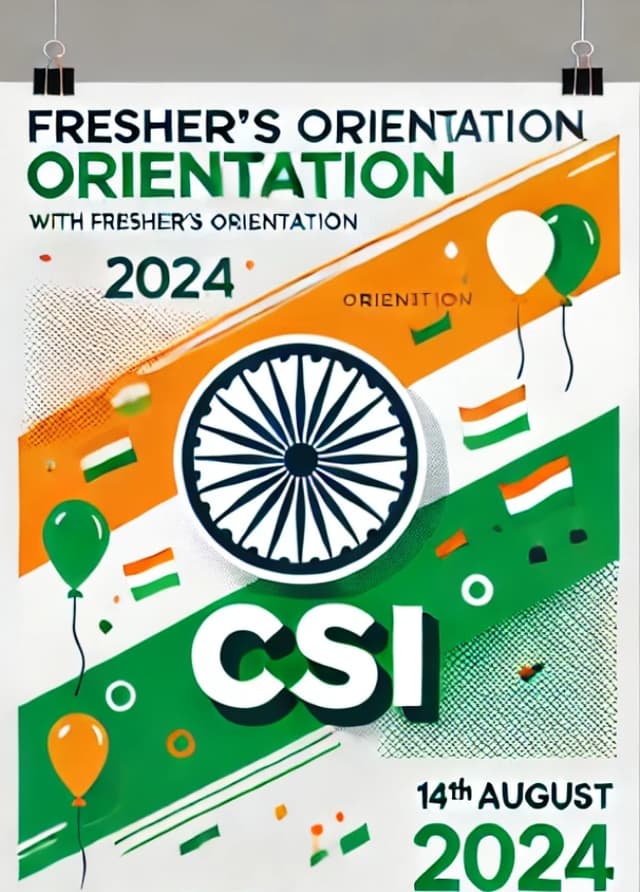 Fresher's Orientation 2024