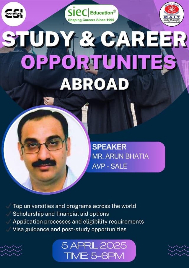 Study & Career opportunities abroad Webinar